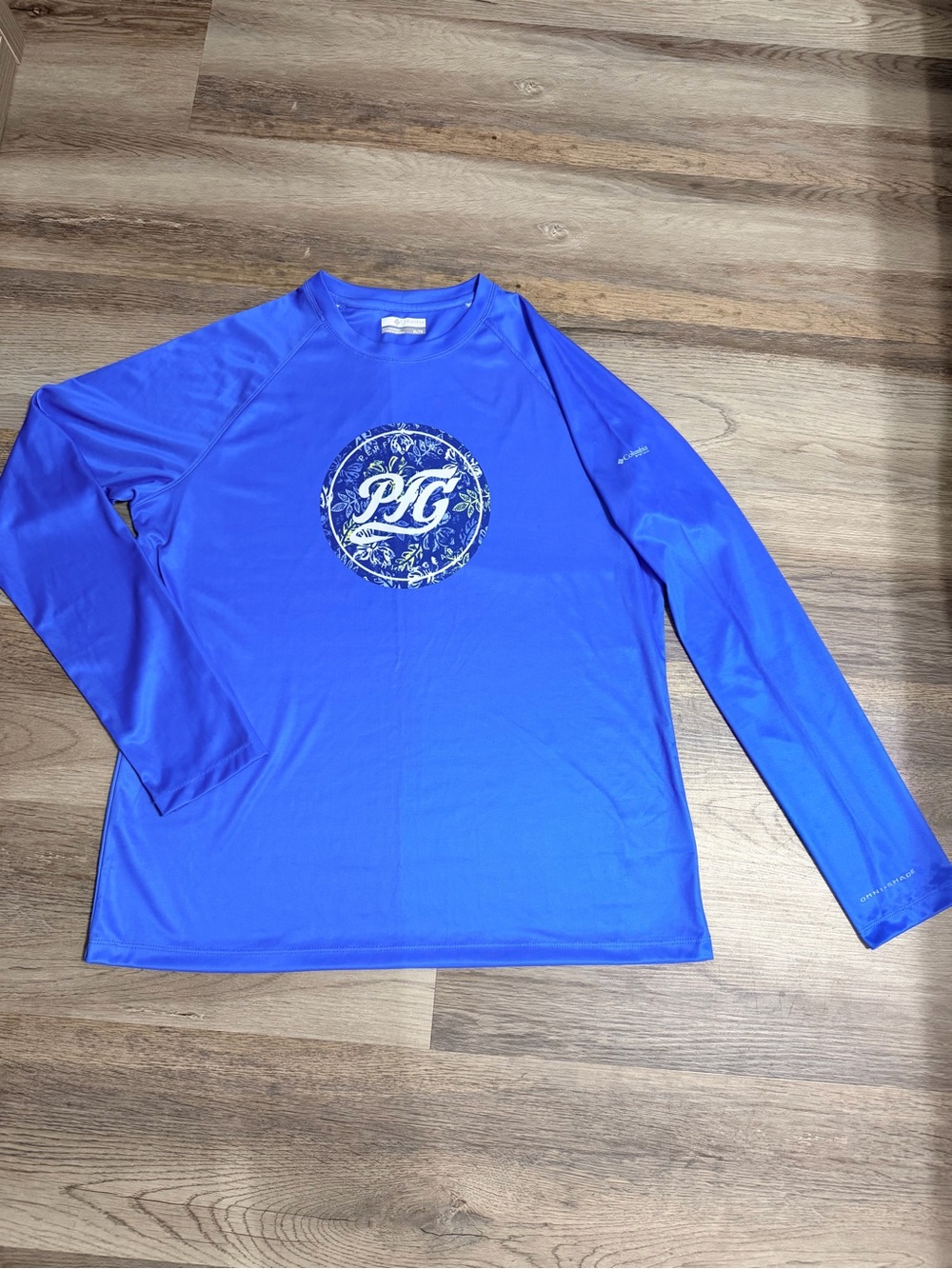 Columbia Royal Blue Long Sleeve Performance Tee